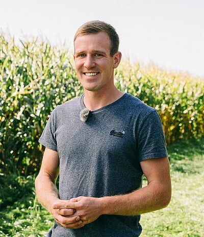 Landwirt Alex Kleuter