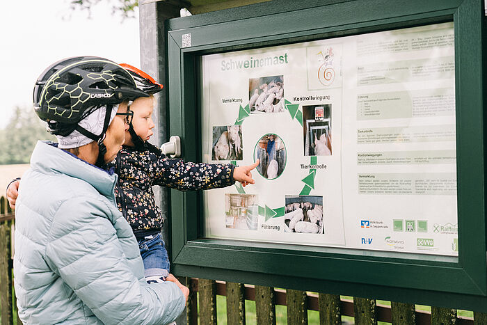Informationstafeln entlang des Seppenrader Landwegs